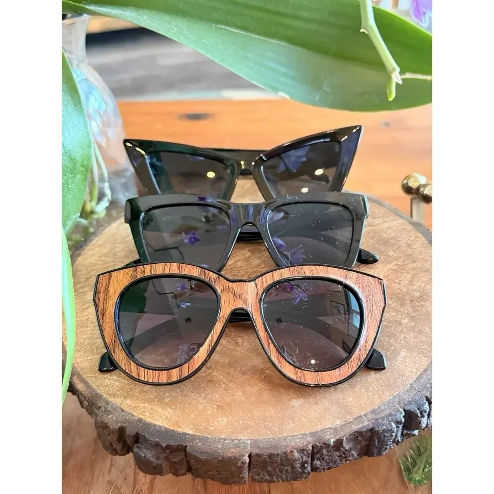 Set of 3‎ Unbranded Retro Fashion Sunglasses Beach Boho Summer Fun